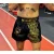 MIZDAK mma performance Šorc Muay Thai, Crno-zlatni
