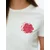 VERO MODA Majica  rdeča / bela