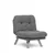 Atelier del Sofa Fotelja Misa 110x70cm Svetlosiva