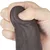 Lovetoy - Dual Layered Silicone Rotator, 23 cm - Rjava
