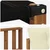 Set vanjskih sofa 9 pcs Prirodna i krem Čvrsto drvo akacije