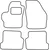 Textile Car Mats Mazda 3 2003-2009