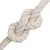 Vidaxl Vrv iz jute 10 Bela 100% Tossa jute
