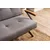 Atelier del Sofa Trosed na razvlačenje Zven, 180x64x78cm, Tamnosivi