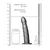 Ouch! Twisted Hollow Strap-on 8 20cm Gunmetal