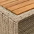 Cabinet s policom Bež 70 x 50 x 87 cm Poliester i Roly Rattan