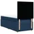 Vidaxl Box spring postelja z vzmetnico modra 100x200 cm blago