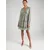 VERO MODA Obleka VMSMILLA temno zelena/bela