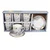 PORCELAN SET ZA KAFU 6/1 (SIVI/CVEĆE) JH-150V-157