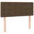 Greatstore Box spring postelja z vzmetnico temno rjav 90x190 cm blago