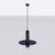 Sollux SL.1884 - Luster na sajli PELTA 1xGU10/10W/230V crna/plava