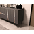 HANAH HOME Komoda Vania Anthracite Silver