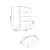 HANAH HOME Komoda Lento Sonomo Oak White