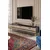 Hanah Home TV komoda Ilay, 180 cm, antracit / travertin / zlatna
