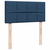 VIDAXL Box spring postelja z vzmetnico modra 100x200 cm blago