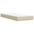 Vidaxl Box spring postelja z vzmetnico krem 80x200 cm blago