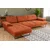 Atelier del Sofa Ugaona garnitura Mustang Narandžasta