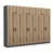 Hanah Home Garderober Kale-5295, 315x255x52 cm, Orah