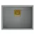 granitni umivalnik DAVID 50 Grey Metallic