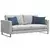 Jastučići za sofu 2 pcs Plava 60 x 40 cm tkanina