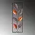 Wallity Zidna dekoracija Leaf 3, 32x90 cm, Šarena