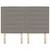 Vidaxl Vzglavje Taupe 160 cm blago