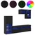 TV zidne jedinice Zidne 6 pcs Crni hrast Konstruirano drvo