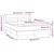 Vidaxl Box spring postelja z vzmetnico taupe 140x200 cm blago
