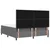 Vidaxl LED Box Spring Postelja Svetlo siva in bela. 180 x 200 cm