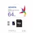 A-Data UHS-I (AUSDX64GUICL10-RA1) MicroSDXC 64GB class 10+adapter
