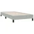 Box Spring krevet s madracem svijetlo sivi 80x210 cm baršun