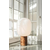 Temno rjava namizna svetilka s steklenim senčnikom (višina 44 cm) Skene – Markslöjd
