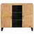 Highboard s pohranom Smeđa 90 x 33 x 75 cm Čvrsto drvo manga