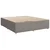 Vidaxl Box spring postelja z vzmetnico taupe 180x200 cm blago