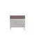 Hanah Home Komoda Milano 4, 103x101x44 cm, Bela