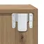 Set TV komoda Zidne 2 pcs Umjetnički hrast 37 x 37 x 107 cm