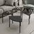Wallity Klub sto Emma 90x42x42cm Antracit