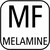APS kvadratna melaminska skleda Pure 3,8 l, bela