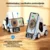 Kućni punjač Wireless 15W viljuškar 5 u 1 beli