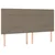 Vidaxl Box spring postelja z vzmetnico taupe 180x200 cm blago