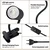 Immax NEO 08293L - Fleksibilna lampa sa stezaljkom PUNTO 1xGU10/9W/230V crna