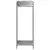 Stalak za biljke s policom 2 pcs Betonsko Siva 30 x 30 x 80 cm