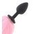 Taboom Glow In The Dark Unicorn Tail & Buttplug LED Black