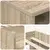 vidaXL Loft posteljni okvir s predalom s polico 3 pcs Sonoma hrast