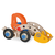 Drevená stavebnica bager Constructor Excavator Eichhorn tri modely (bager, traktor s rýpadlom, nakladač) 90 dielov od 4 rokov EH39087