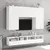 Zidni TV ormarići 2 kom bijeli 80x30x30 cm konstruirano drvo