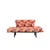 Atelier del Sofa Dvosed na razvlačenje Nitta 155x85x73cm Šareni