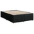 Vidaxl Box spring postelja z vzmetnico črna 140x200 cm blago