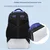 Dijiuchengbao Školski ranac, 36 L, Crni
