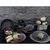 Creatable Kombinirani Servis Soft Touch Black, 16-Delni